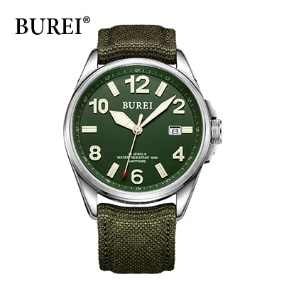 Mechanical Watches Military Digital Wristwatch Canvas Male Clock Waterproof Sapphire Automatic Watch