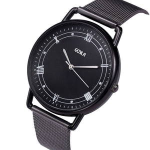 Classic Quartz Stainless Steel Wrist Watch