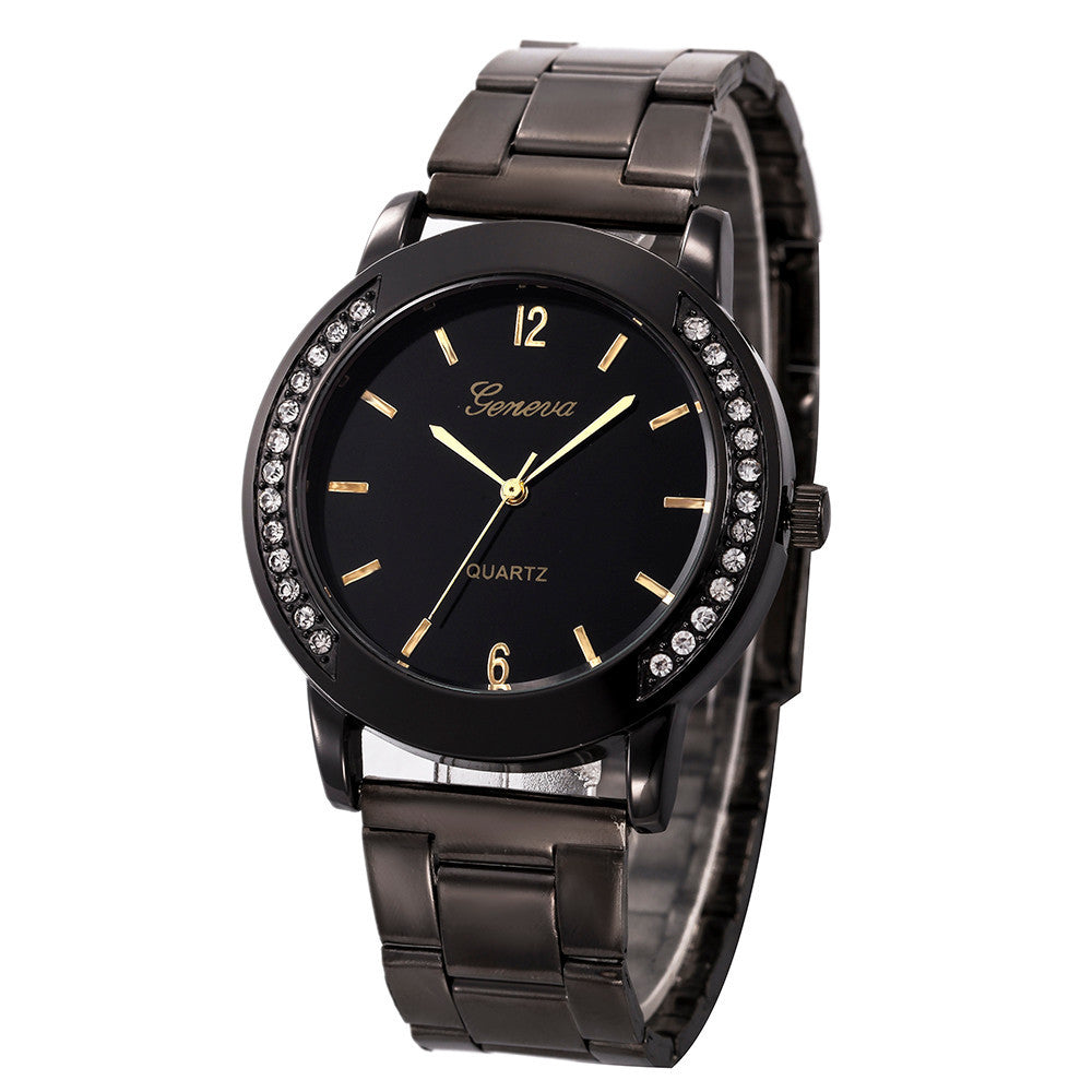 Simple Stainless Steel Analog Quartz Wrist Watch