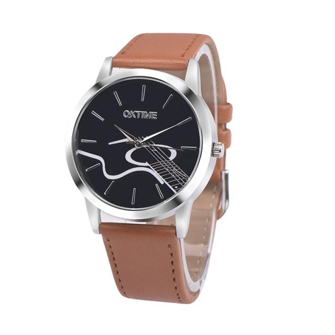 Leather Analog Quartz Vogue Wrist Watch