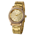 Simple Gold Analog Quartz Wrist Watch