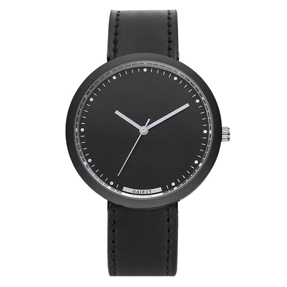 Leather Analog Quartz Sport Wrist Watch