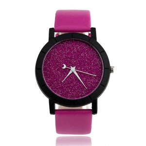 Star Minimalist Fashion Watches For Lovers Leather Strap Watch