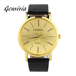 Genvivia 2017 Ladies Watch Gold Watches Trade Fashion Casual Dignified Table 7 Colors Dress Watch