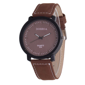Luxury Men's Watch Leather Military Analog Watches