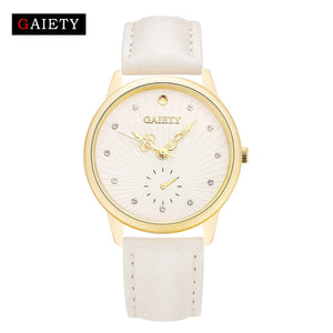 Women Fashion Leather Band Analog Quartz Round Wrist Watch Watches