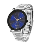 Crystal Stainless Steel Analog Quartz Wrist Watch Bracelet